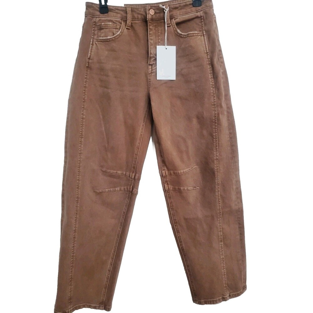Flying Monkey Women’s barrel Jeans Brown